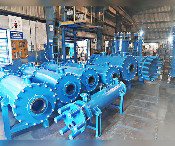 Cylindrical Block Type Heat Exchanger